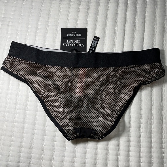 NWT Victorias Secret x BALMAIN Hiphugger Panties M - Picture 2 of 3